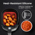 Reusable Air Fryer Liners 3 Pack for 3-5QT or Bigger - 7.5" Square Silicone Airfryer Liner - Easy to Clean Air Fryer Accessories As Seen on the To...