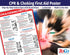 ZOCO – CPR and Choking Poster – Heimlich Maneuver & First Aid Instructions for Infant, Child, Adult – Laminated 12x18 – Restaurant, School Nurse, ...