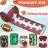 5 Rolls Football Wired Edge Ribbon 2.5 Inches x 25 Yard Rugby Ball Ribbon Gridiron Wired Ribbon for Sport Team Party Decor Gift Wrapping Decor Hai...