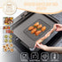 P&P CHEF Baking Rack Set of 2, Non-stick Mini Cooling Racks for Cooking Grilling, 2 Pack 8.6” x 6.2” Roasting Drying Rack for Small Toaster Oven U...