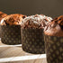Pastry Chef's Boutique Deluxe Corrugated Panettone Paper Pan Mold - Large - 1 Kg - 6-5/8" x 4-5/16" - Pack of 6...