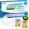 FIXSMITH Laundry Detergent Sheets - 100 Loads (50 Sheets) Fragrance Free - Hypoallergenic,Unscented,Eco Friendly Laundry Detergent Strips Concentr...