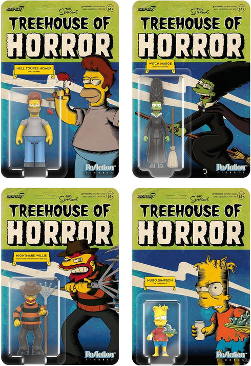 Super7 The Simpsons Treehouse of Horror Nightmare Willie - 3.75" The Simpsons Action Figure with Accessory Classic TV Show Collectibles and Retro ...