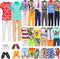Ecore Fun 11 Items 11.5 Inch Boy Doll Clothes and Shoes - 5 Sets Fashion Casual Wear Clothes Outfit 2 Swimwear 4 Pairs Shoes for 12 inch boy Doll ...