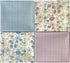 8 Pieces 18" x 22" (46cm x 56cm) Cotton 100% Floral Printed Sewing Supplies Fabric for Quilting Patchwork, DIY Craft, Scrapbooking Cloth...