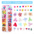 Dried Flowers & Foil Nail Art Kit - 108PCS, 33 Colors, 2 Color Foil, Accessories for Resin Molds...