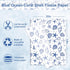 JarThenaAMCS 100 Sheets Ocean Tissue Paper Blue Sea Shell Starfish Gift Wrapping Paper Coastal Beach DIY Art Craft Tissue for Wedding Birthday Sum...