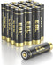 EBL Gold Pro Rechargeable AAA Batteries 1.2V 1100mAh NIMH Battery Upgraded High Performance AAA Batteries Precharged Triple A Battery - 16 Packs...