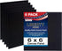 US Art Supply 6 X 6 inch Black Professional Artist Quality Acid Free Canvas Panels 6-Pack (1 Full Case of 6 Single Canvas Panels)...