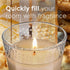 Glade Candle Jar, Air Freshener, Cookie Caramel Rush, 3.4 Oz...