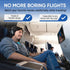 Airplane Travel Essentials for Flying Flex Flap Cell Phone Holder & Flexible Tablet Stand for Desk, Bed, Treadmill, Home & in-Flight Airplane Trav...