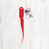 Maine Man Shrimp Peeler Deveiner Cleaner Tool, 8-Inches, Red...