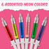 Syringe Pens - 12 Pack - Retractable Ballpoint Pens with 6 Colors - Perfect for School, Parties, Nurse Gifts and Medical-Themed Presents...