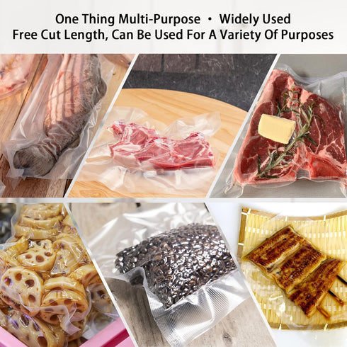 Vacuum Sealer Bags,Heavy Duty Pre-Cut Design Commercial Grade 4x6 Inch Food Sealable Bag for Heat Seal Food Storage, Seal Bag Boilsafe to 280°F Fr...
