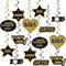 KatchOn, Happy New Year Hanging Swirls - Pack of 32 | NYE Decorations 2025 | New Years Eve Party Supplies 2025 | New Years Eve Hanging Decorations...
