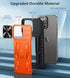 FNTCASE for iPhone 15 Pro-Max Case: Military Grade Drop & Shock Protection 15 Pro Max Cell Phone Cover with Kickstand & Slide | Rugged Protective ...