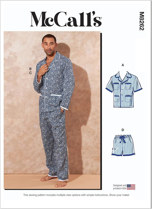 McCall's Men/BOY Sleepwear Sewing Pattern Kit, Multicolor...