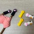 SPANSEE 6 PCS Cat Paw Knitting Needles Stoppers, Knitting Needle Point Protectors, Stitch Stopper, Needle Minder, Knitting Accessories, Knitting S...