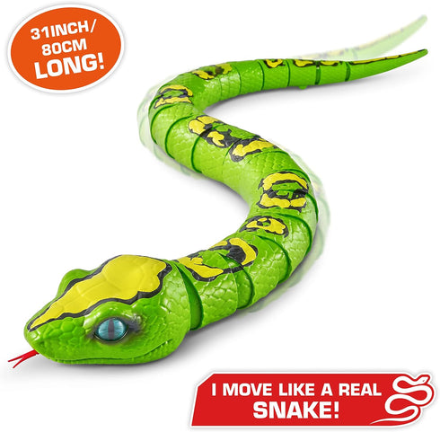 Robo Alive King Python by ZURU (Frustration Free Packaging) Battery-Powered Robotic Snake , Interactive Kids Toys, Giant Prank Snake Toy for Boys,...