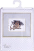 Thea Gouverneur - Counted Cross Stitch Kit - Owl - Aida - 16 count - Embroidery Kit for Adults - DMC Embroidery Threads and other Cross Stitch Sup...