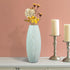 Stonebriar Vintage Textured Pale Ocean Blue Tall Wooden Vase...