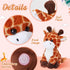 Glow Guards 12''Light up Giraffe Stuffed Animals,Soft Giraffe Plush Toy with LED Night Lights,Wildlife Stuffed Animal Glow in Dark,Birthday Christ...