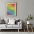 Posterizer 1 pcs-welcome all sizes and sexes and colors sign-Gay & LGBTQ Art-Motivational & Inspirational Art-Gift for LGBTQ, Queer, Gay, Bi, Lesb...