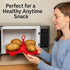 Microwave Potato Cooker – BPA-Free Plastic Rack Cooks 4 Potatoes Evenly in Minutes – Quick and Healthy Microwave Meal or Snack...