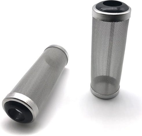 2Pcs Aquarium Fish/Shrimp Mesh Net Filter Guard?Fish Tank Intake Strainer Pre-filter Cover Stainless Steel (15mm ID)...