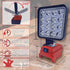 Cordless LED work light for milwaukee m18 18V battery?48W 3800ML square LED Light,flood light with two USB charging port LED light for outdoor cam...
