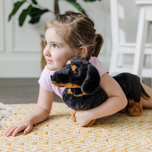 Melissa & Doug Giant Dachshund - Lifelike Stuffed Animal Dog Large...