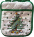 Spode Christmas Tree 2-pc Kitchen Gift Set: Oven Mitt & Square Pot Holder...