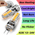 G4 LED Bulb 3 Watt Equivalent 20W-35W Halogen Bulbs 2700K Warm White 350LM AC/DC 12-24 Volt for Landscape Lighting, Under Cabinet Lighting, Chande...