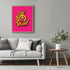 Posterizer 1 pcs-Oh Yeah- Positive Girly Minimalistic Wall art-Abstract & Modern Art-Gift for Daughter, Son, Kids-Living Room Bedroom Decor- UNFRA...