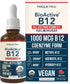 BioActive Vitamin B12 1000 mcg | Contains 3 BioActive B12 Forms Plus Methylfolate Cofactor - Methyl B12, Adenosyl B12 & Hydroxy B12 | Sublingual F...