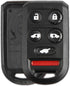 KeylessOption Key Fob Cover Case Replacement for 2005 2006 2007 2008 2009 2010 Honda Odyssey Remote Shell, 6-Button OUCG8D-399H-A, No Programming ...
