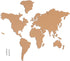 Navaris Cork Board World Map - Self-Adhesive Corkboard Continents for Wall to Pin, Plan and Document Travels - Includes 18 Cork Pieces and 10 Pins...