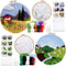 Needle Felting Kits Beginners, DIY Wool Needle Felting Starter Kit, Needle Felt Set with Picture Frame, Foam Pad, Felt Cloth and Instructions, Use...