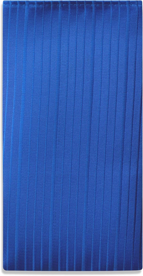 GoTie Men's Solid Pocket Square, Handkerchief Square, Suit Pocket Handkerchief Square - Double Blue...