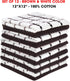 Dishcloths for Kitchen – 100% Cotton Terry – 12 Pack – 12 x 12 Inches – Soft Absorbent Dish Rags Wash Cloths – Cleaning Dish Towels – Small Kitche...