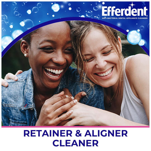 Efferdent Retainer Cleaning Tablets, Denture Cleanser Tablets for Dental Appliances, Complete Clean, 126 Tablets...