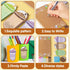 Boba Tea Sticky Notes Set, 550 Sheets Bubble Tea Sticks Self-Stick Notes Pads, Self-Adhesive Cute Boba Tea Separation Tabs Writing Colorful Memo P...