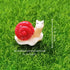 21 Pcs Mini Animals Miniature Resin Snail,Mini Snail Figurines,Fairy Garden Snail Miniature Moss Landscape Ornaments for Outdoor Decoration,Home D...