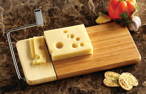 Prodyne - 126-B Prodyne Bamboo Cheese Slicer, 12" x 6"...