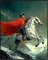 Posterizer 1 pcs-iconic Nepoleon era depiction of man on a battle horse 2-Men's Art Collection-Famous Figures Art Collection-Gift for Men, Man, Hu...