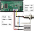 DIGITEN 4 Digital Blue LED Tachometer RPM Speed Meter + Hall Proximity Switch Magnet Sensor NPN + Sensor Mounting Holder for Lathe Conveyor Belt...
