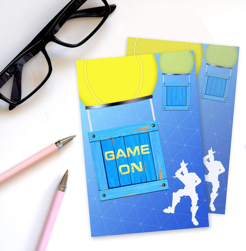 Yangmics Direct 30 Pack Gaming Party Invitations with Envelops - Video Game Invitations for Kids Boys - Video Game Party Supplies...