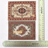 iLAND Miniature Dollhouse Accessories of Carpet for Dollhouse Furniture on 1/12 Scale and 3” - 12” Dolls, Woven Dollhouse Rugs 6” x 3.8” (2pcs Fra...