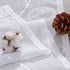 Topick White Sheer Leaf Curtain Kitchen Valance for Windows Leaf Embroidered Voile Small Curtain Valance Semi Sheer Farmhouse Curtain 18 Inch Rod ...