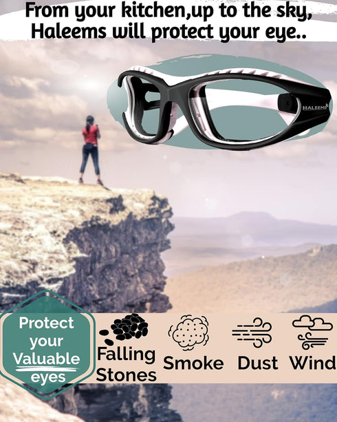 Onion Goggles - Kitchen Grilling Glasses for Chopping, Cutting & Cooking, Anti Fog Anti Scratch...
